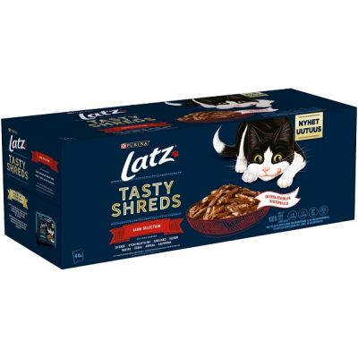 Latz Tasty Shreds Farm lajitelma 44 x 80 g