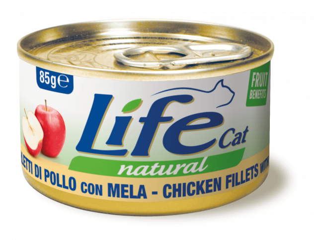 LifeCat Natural Kananfile & omena 24 x 85 g