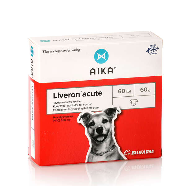 AIKA Liveron Acute koiralle 60 tablettia