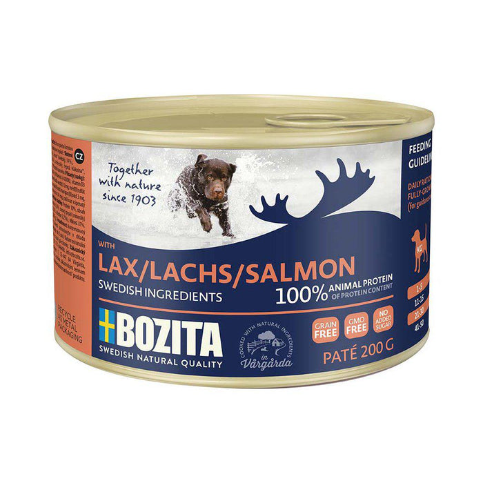 Bozita lohipatee koiralle 20 x 200 g
