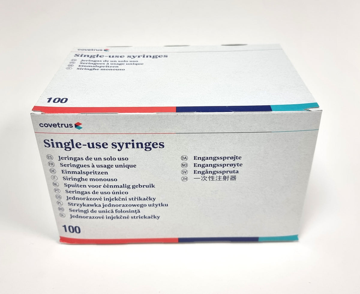 Steriili lääkeruisku Covetrus muovimännällä 1 ml 100 kpl