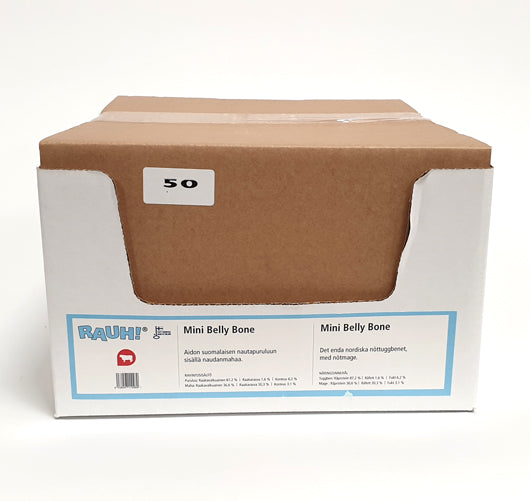 RAUH! Mini Belly Bone 50 kpl SÄÄSTÖPAKKAUS
