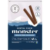 Monster Dental Chew Grain Free Chicken purutikku L koiralle 28 kpl