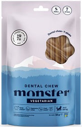 Monster Dental Chew Vegetarian purutikku S koiralle 7 kpl