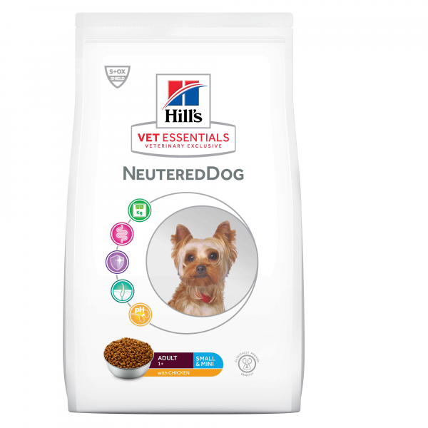 Hill's Vet Essentials Neutered Dog Small & Mini koiralle 1,5 kg POISTUVA