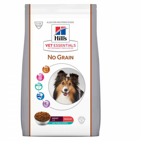 Hill's Vet Essentials Adult Medium No Grain koiralle 10 kg