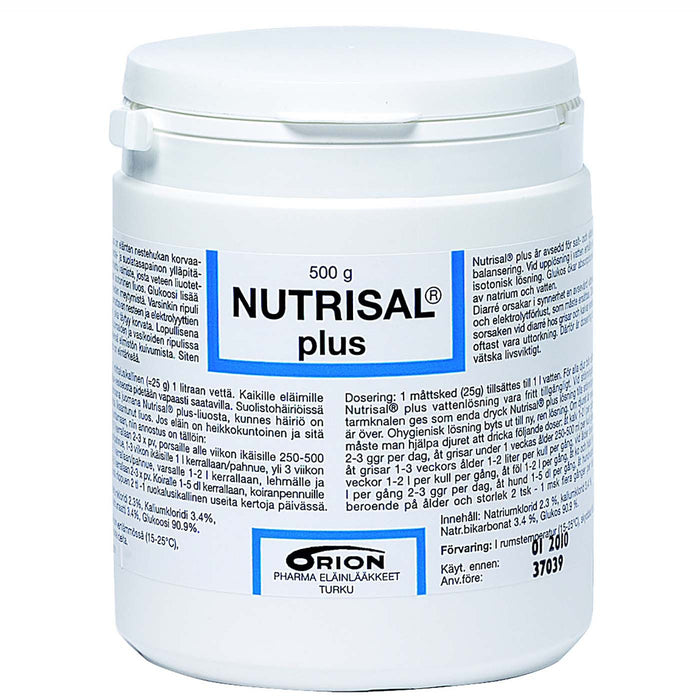 Nutrisal Plus elektrolyyttijauhe eläimille 500 g