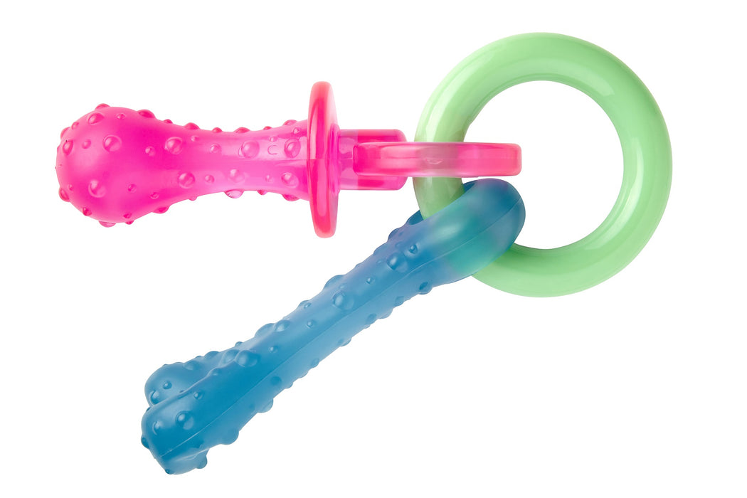 Nylabone Puppy Teething Tutti purulelu pekoni XS