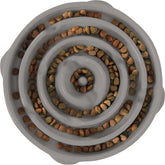 Outward Hound Fun Feeder Slo-bowl ruokakuppi harmaa M