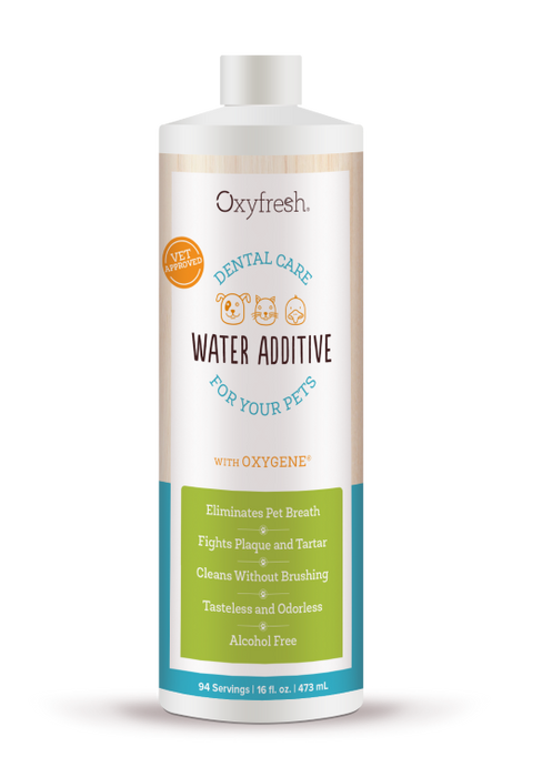 Oxyfresh Water Additive with Oxygene liuos kissalle ja koiralle 473 ml