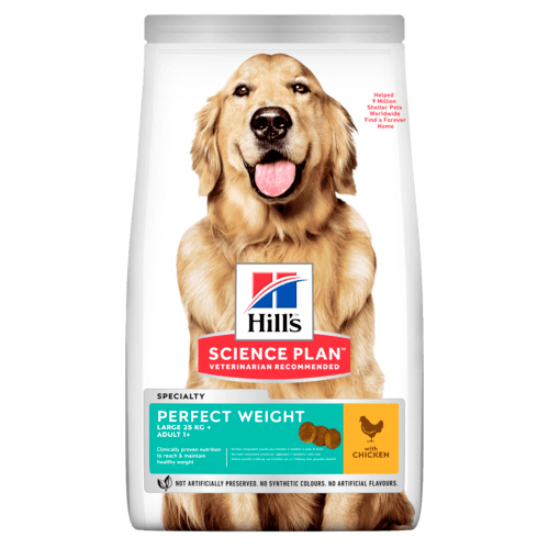 Hill's SP Perfect Weight Large Adult Chicken koiralle 12 kg