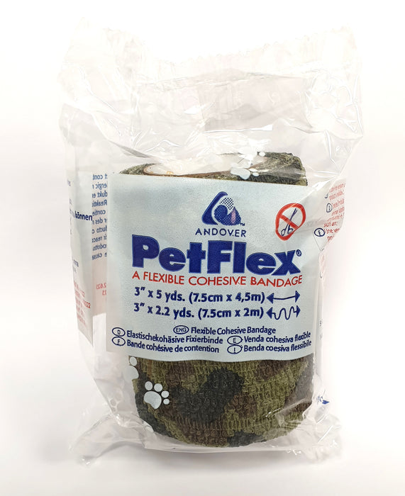 PetFlex 7,5 cm Vihreä Camo 1 kpl