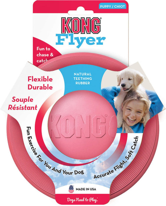 Kong Puppy Flyer Frisbee Pinkki