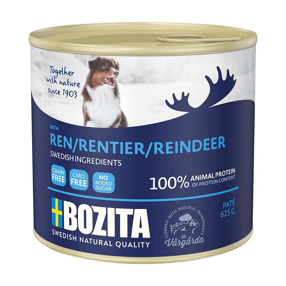 Bozita poropatee koiralle 6 x 625 g