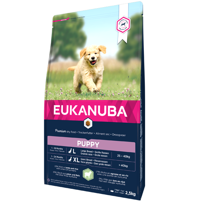 Eukanuba Canine Puppy Large Lamb & Rice 2,5 kg