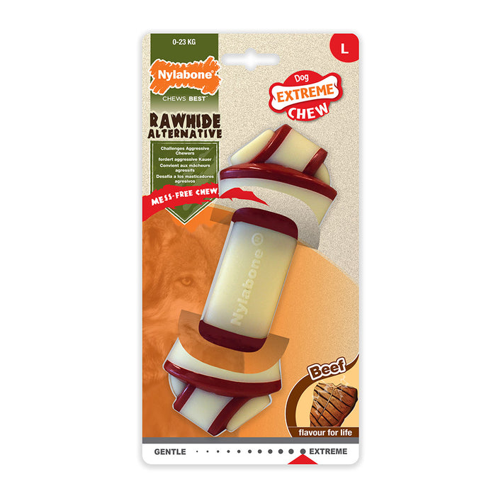 Nylabone Rawhide Knot purulelu liha L