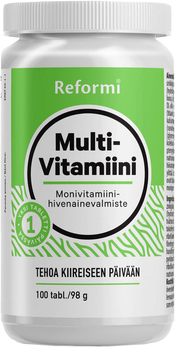 Reformi Multivitamiini 100 tablettia
