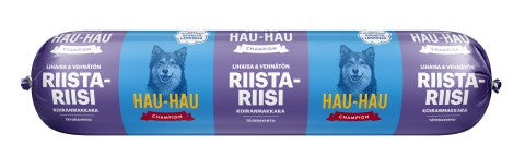 Hau-Hau Champion Riista-riisi koiranmakkara 800 g