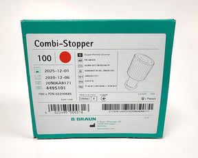 Ruiskun steriili tulppa Combi Stopper luer-lock male ja female 10 kpl