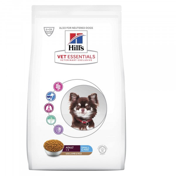 Hill's Vet Essentials Adult Small & Mini, Lamb & Rice koiralle 2 kg