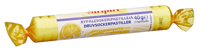 Siripiri Sitruunajogurtti 40 g / 17 rypälesokeripastillia