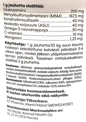 Arthroflex Omega jauhe koiralle 400 g
