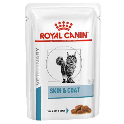 Royal Canin Veterinary Diets Derma Skin & Coat annospussi kissan märkäruoka 85 g MAISTELUPAKKAUS