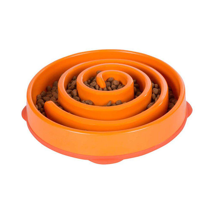Outward Hound Fun Feeder Slo-bowl ruokakuppi oranssi L