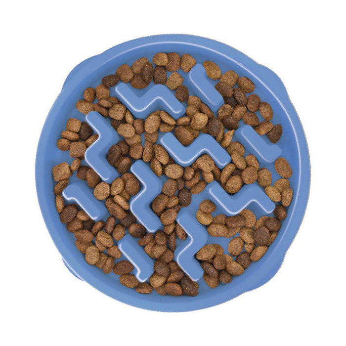 Outward Hound Fun Feeder Slo-bowl ruokakuppi sininen L