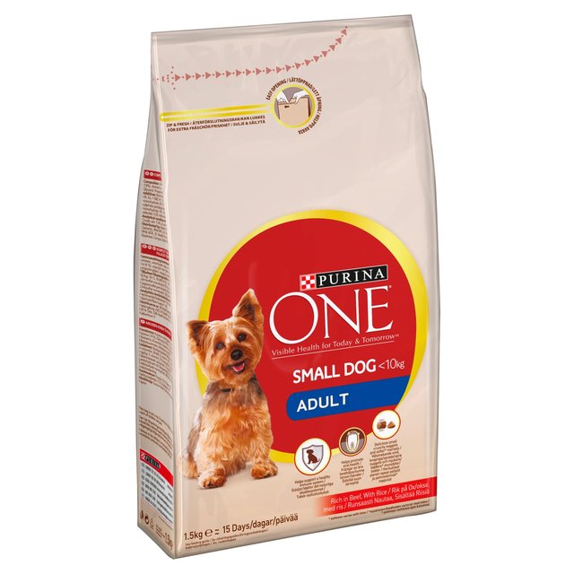 Purina ONE Small Dog Adult nauta ja riisi 800 g