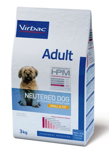 Virbac Adult Neutered Dog Small & Toy koiralle  7 kg