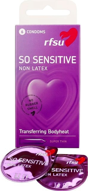 RFSU So Sensitive Non Latex kondomi 6 kpl