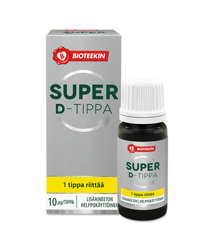Bioteekin Super D-tippa 10 μg 8 ml
