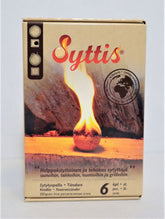 Syttis sytykepallo 6 kpl