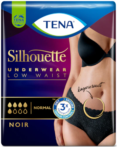 TENA Silhouette Plus Noir L 8 kpl