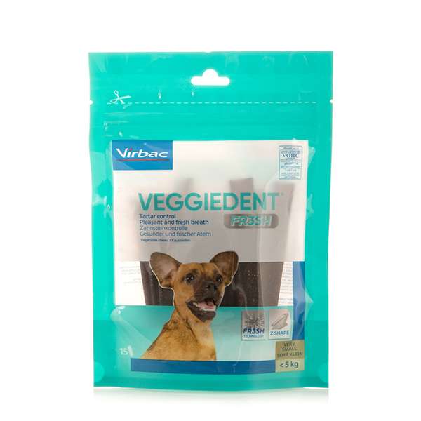 Virbac VeggieDent purupalat koiralle Alle 5 kg