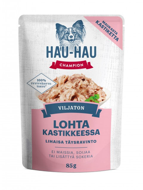 Hau-Hau Champion Viljaton lohta kastikkeessa 85 g