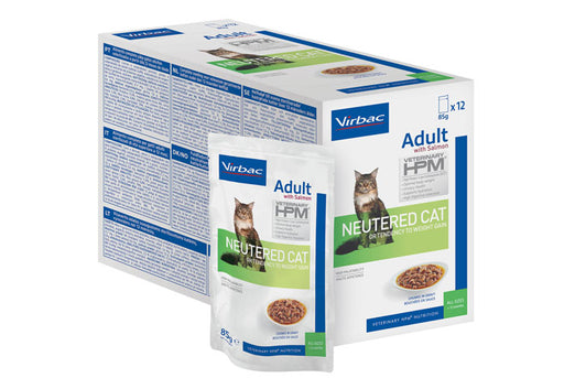 Virbac Adult Neutered with salmon kissalle 12 x 85 g SUPERTARJOUS