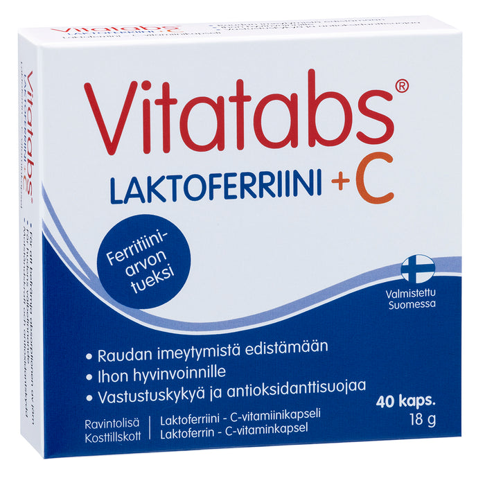 Vitatabs Laktoferriini + C 40 kapselia