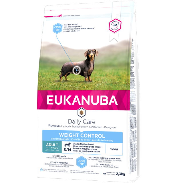 Eukanuba Canine Daily Care Weight Control Small & Medium 2,3 kg