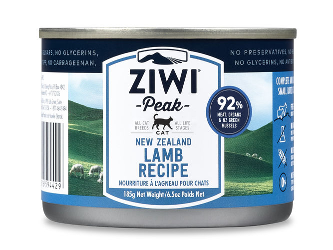 ZiwiPeak Uuden-Seelannin lammas kissalle 6 x 185 g